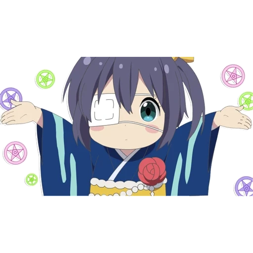 rica takanash, anime charaktere, anime rikka takanashi meme, chuunibyyou demo koi ga shitai, bbno y2k lalala anime meme anime