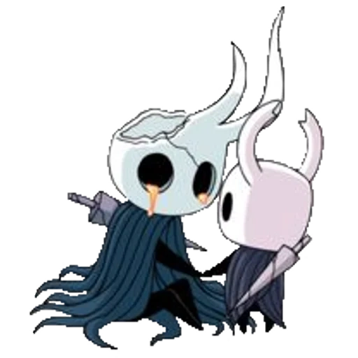 chevalier creux, fantôme de chevalier creux, personnages hollow knight, le chevalier creux est petit, holly knight hollow knight