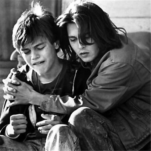 johnny depp, young johnny depp, leonardo dicaprio, johnny depp leonardo dicaprio, filme juvenil de depp dicaprio