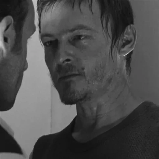 daryl dixon, norman ridus, darryl dixon, the walking dead, darryl dixon rick grimes kiss