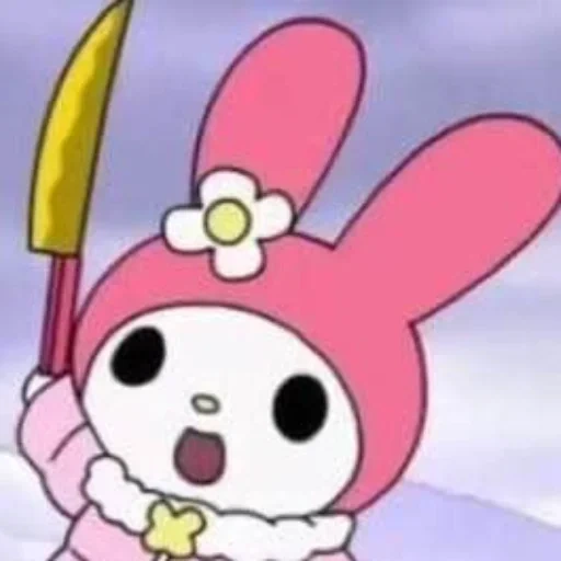 alicia, mi melodia, anime onegai mi melodía, onegai mi conejo de melodía, caricatura de conejito hello kitty