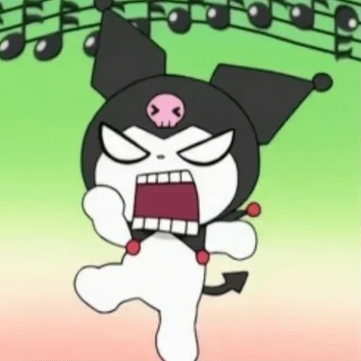 anime, die kuromi, the people, kätzchen mit schwarzem reis, kitty kuromi indi kid
