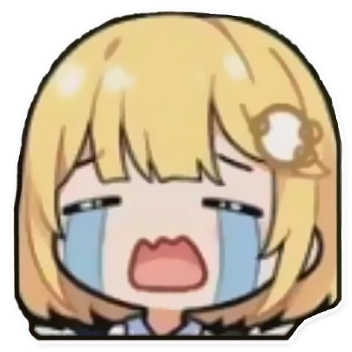 anime, emoticones de anime, ironmouse emote llorando, memes de anime de discord emoji, anime animado de emoji discord