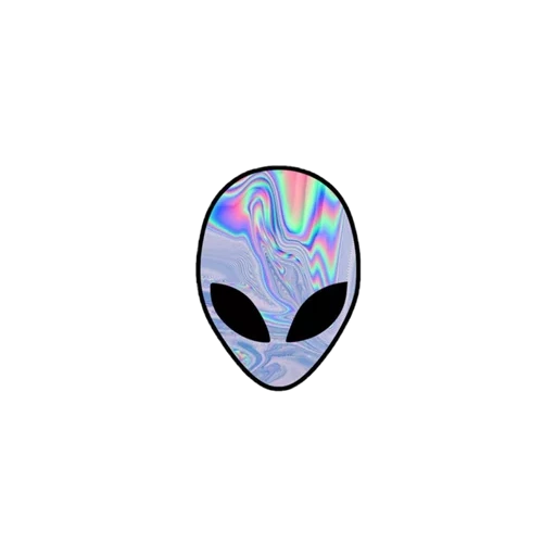 tumbler, aliens, photoshop stickers, artist head l si atik