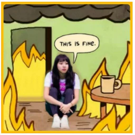memes, comics, art comic, this is fine, this is not fine