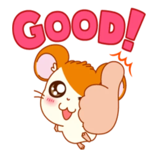 hamtaro, animales de anime, hamtaro guiños, anime lindos dibujos, anime hamtaro jamones