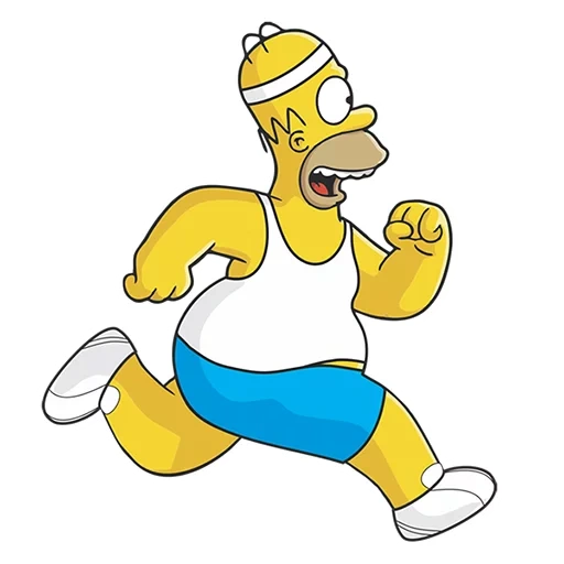 homer, die simpsons, homer simpson, homer simpson zeichnung, figur von homer simpson