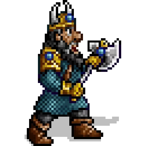 sword hero, pixel art, gnome hero 3, pixel character, character pixel art