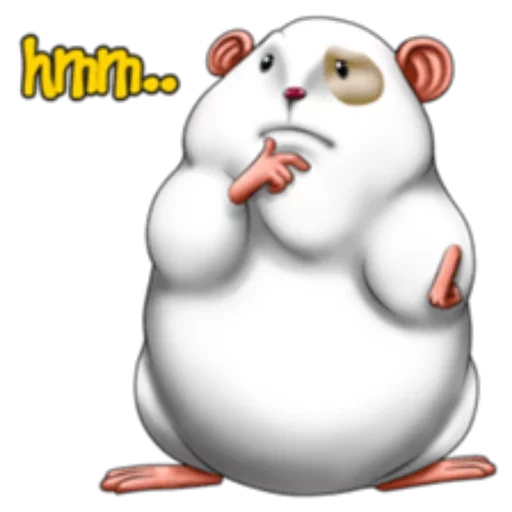 hamster, hamster, art hamster, hamster art, cartoon thickened hamster