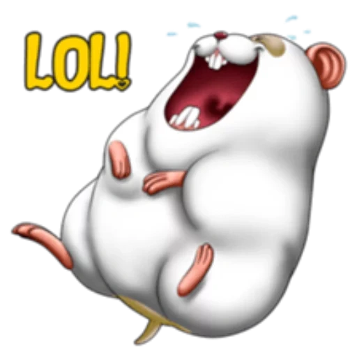 chat, hamster, plaisanter, dessins drôles, dessin de rat gras