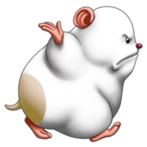 i maiali, criceto pensa, emoticon di topo, topo grasso, modello di ratto grasso