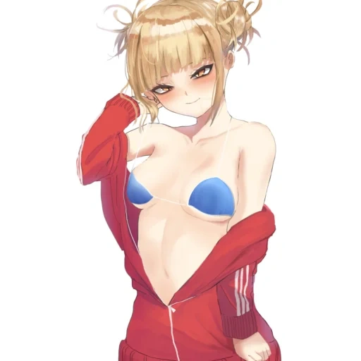 аниме, toga himiko, аниме персонажи, аниме open chest sweater