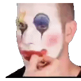 clown, emoji, meme makeup clown