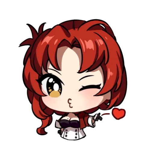 chibi, chibi chibi, kimiko chibi, honkai impact 3 rd, red open beeinflusst chibi