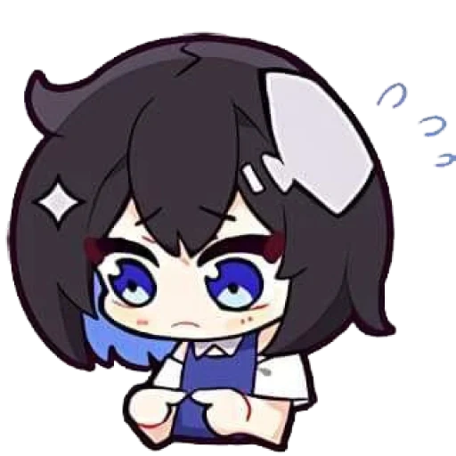 chibi, anime, anime chibi, impacto de honkai, personajes de anime