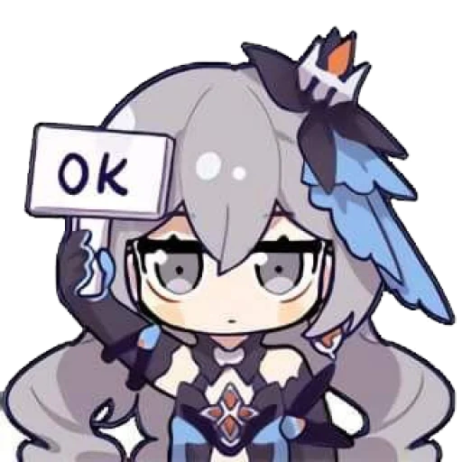 chibi, chibi anime, honkai impact, effet du cœur racinaire de la paroi rouge, benkai impact 3rd chibi