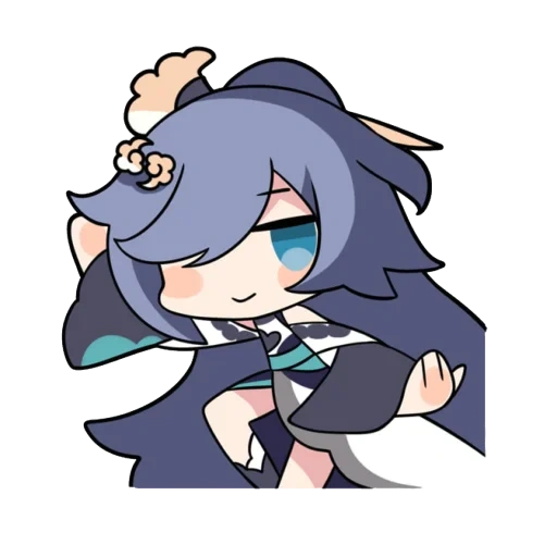 chibi, impacto de honkai, honkai impact 3 rd, honkai impact chibi, fu hua honcai impact chibi