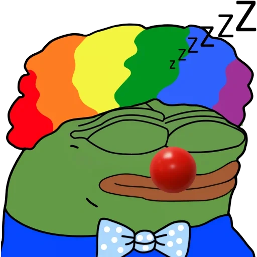 pepe, pepe honk, pepe clown, pepe frog clown, the frog pepe clown