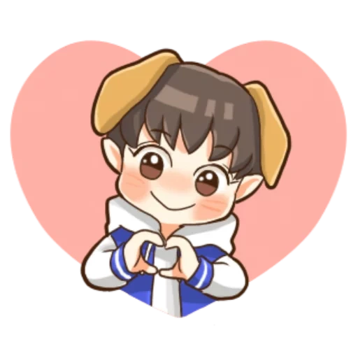 anime, bts chibi, chibi bts, personnages d'anime, chibi bts chongguo