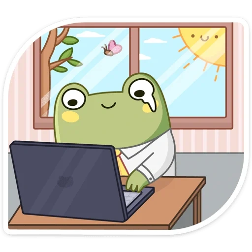 hopper, perfumer, the frog is sweet, frog drawings are cute