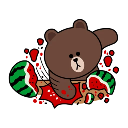 kumar bear, cony brown, line friends, cubs are cute, brown bear