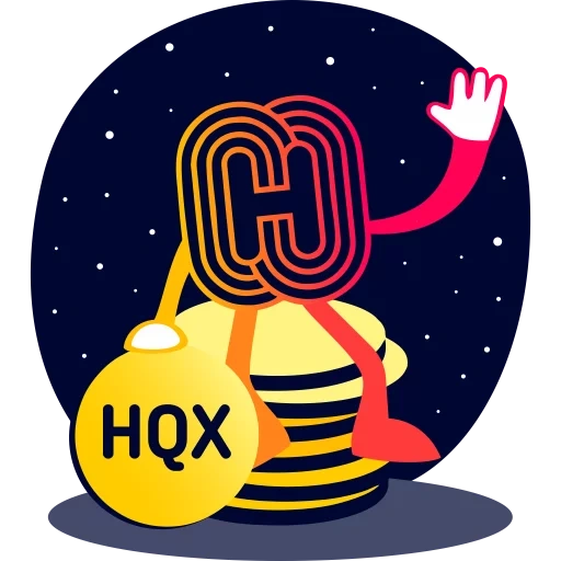 hqx, hoqu, código qr, cosmos de psicodélicos, gradiente fontet 70s