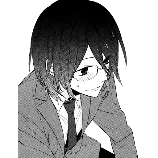 caricatures, figure, manga horimiya, manga miyamura