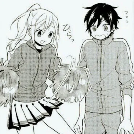manga di una coppia, yuki horimiy, manga orimio, coppie di anime di manga, manga horimiya amore