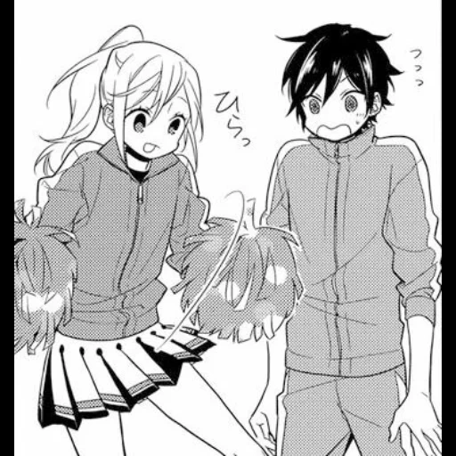 ein paar comics, yuki horimiya, horimiya manga, anime paar manga, horimiya comic love