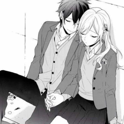 manga of a couple, anime couples, anime manga, horimium manga, anime horimiy embrace