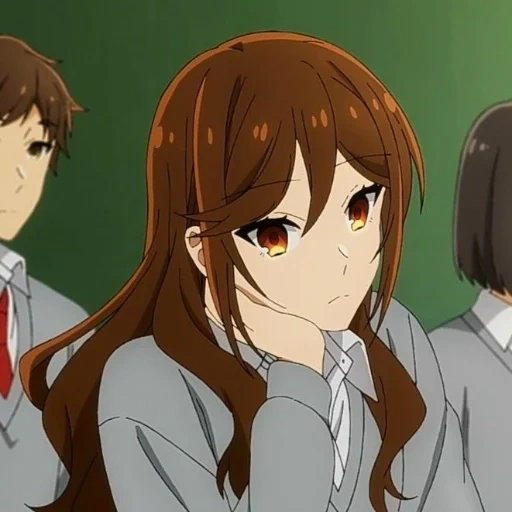 kyoko horimiya, anime girl, anime in horimiya, hiramiya anime, anime charaktere