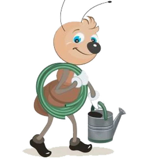 le formiche, casco di formica, le formiche lavorano, costruitore di formiche, illustrazioni di formiche