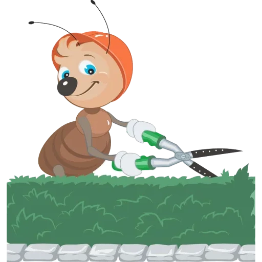 ant, ant casket, figure of an ant, ant builder, ant illustration
