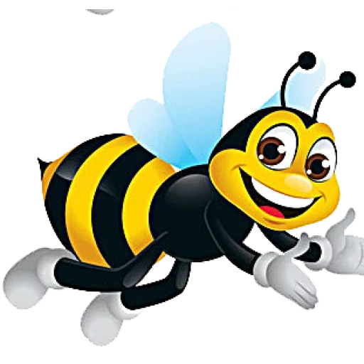 le api, ape su fondo bianco, ape su fondo bianco, fondo trasparente ape, sfondo trasparente ape