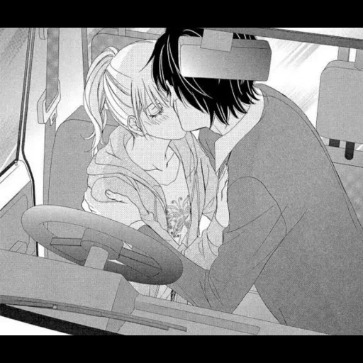 manga d'un couple, manga anime, amour du manga, manga baiser, paires d'anime de mangas
