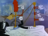 hans molman, tex avery, the whistle of the gif with a sound, walking wolf of the cartoon, howling wolf 1943 cartoon
