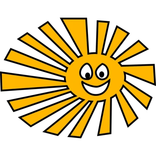 солнце, клипарт солнце, солнце эмблема, солнце логотип, солнышко лучиками