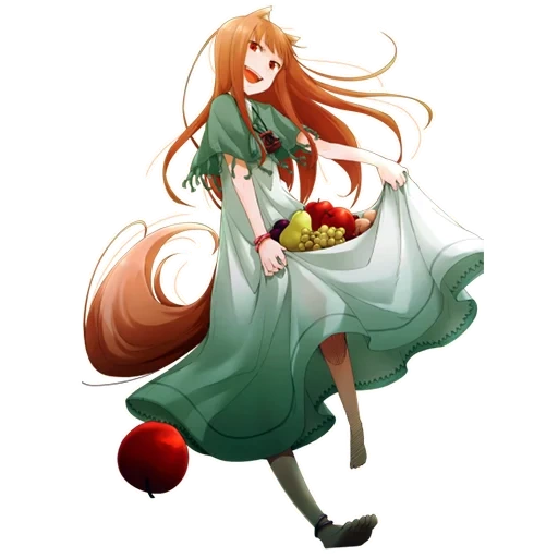 anime, kreativitas anime, anime girl, spice wolf, serigala itu beracun