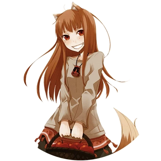 spice wolf, anime rempah-rempah serigala, penutup rempah-rempah, seni rempah-rempah holo wolf, anime wolf spice hollo