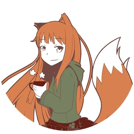 archives, anime girl, cartoon characters, spice wolf, spice wolf