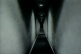 corredor, gente, fondo del corredor, corredor nocturno, corredor oscuro