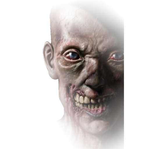 zombie, das gesicht des zombies, zombie hand, zombies sind schrecklich, beängstigende masken von charakteren
