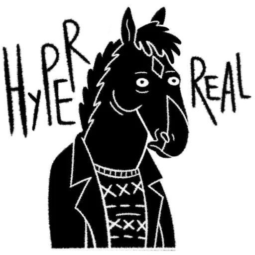 bojack, marbojack, sketch of mabojak