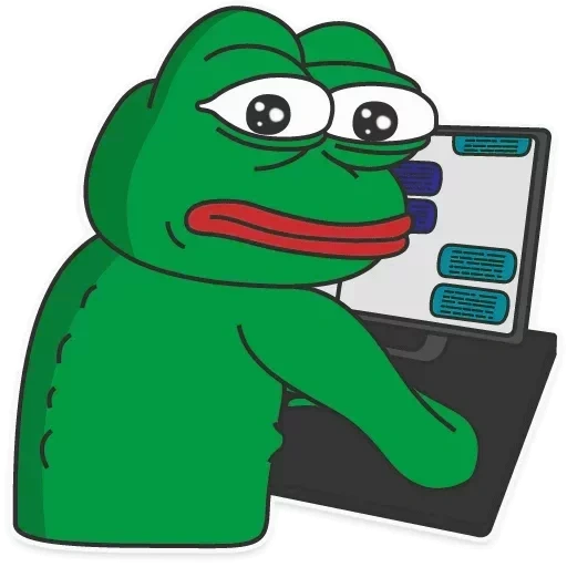 pepe, pepe, écran, grenouille de pepe, frog pepe scientist