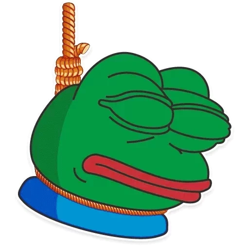 pepe, crapaud de pepe, grenouille de pepe, pepe toad s'est pendu, pepe la grenouille s'est pendue