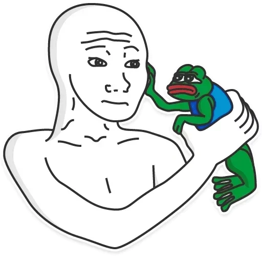 wojak, pepe wojak, wojak autist, pepe y wojak