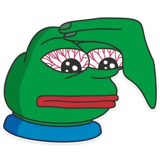 pepe, la rana di pepe, la rana di pepa, pepe frog, pepe frog tristezza