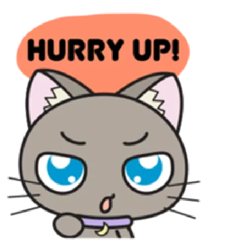 cat, cat, kitten, hoshi luna diary, animated chat