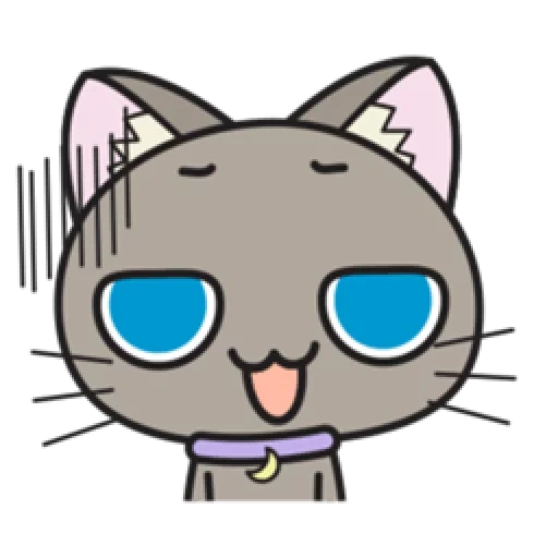 gato, khoshi ko kat, gatos animales, diario de hoshi luna, chat animado