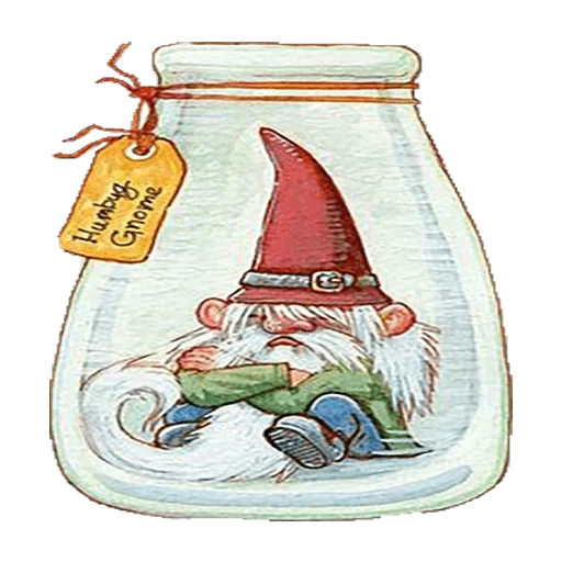 zwerg, gnomi, einmachglas, gnom von weihnachten, skandinavische gnome ziehen